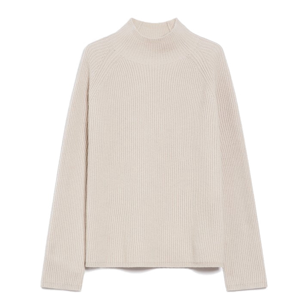 'Ribbed' Pullover für Damen