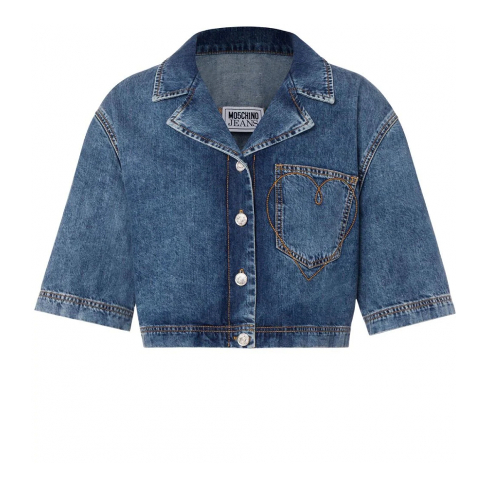 Women's 'Cropped' Denim Shirt