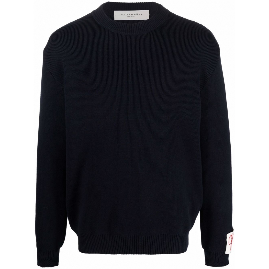 Pull 'Ribbed-Knit Crew-Neck' pour Hommes