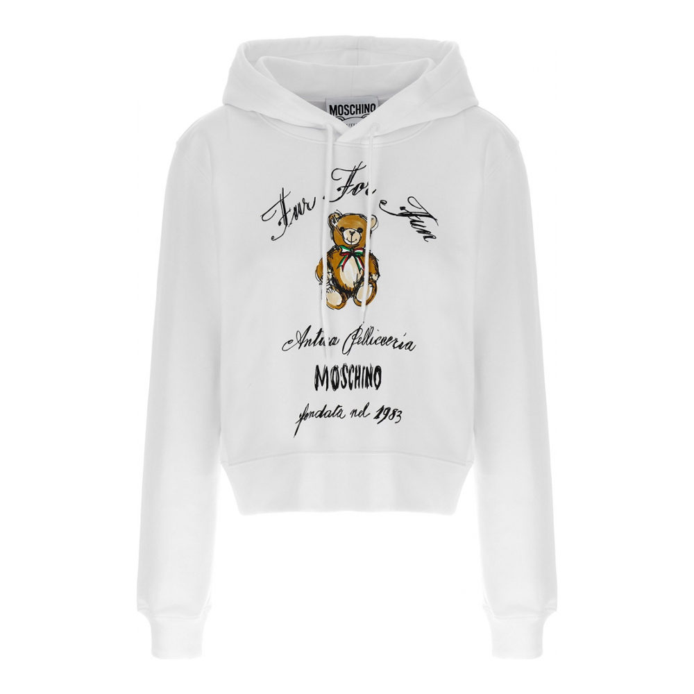 Women's 'Antica Pellicceria' Cropped' Hoodie