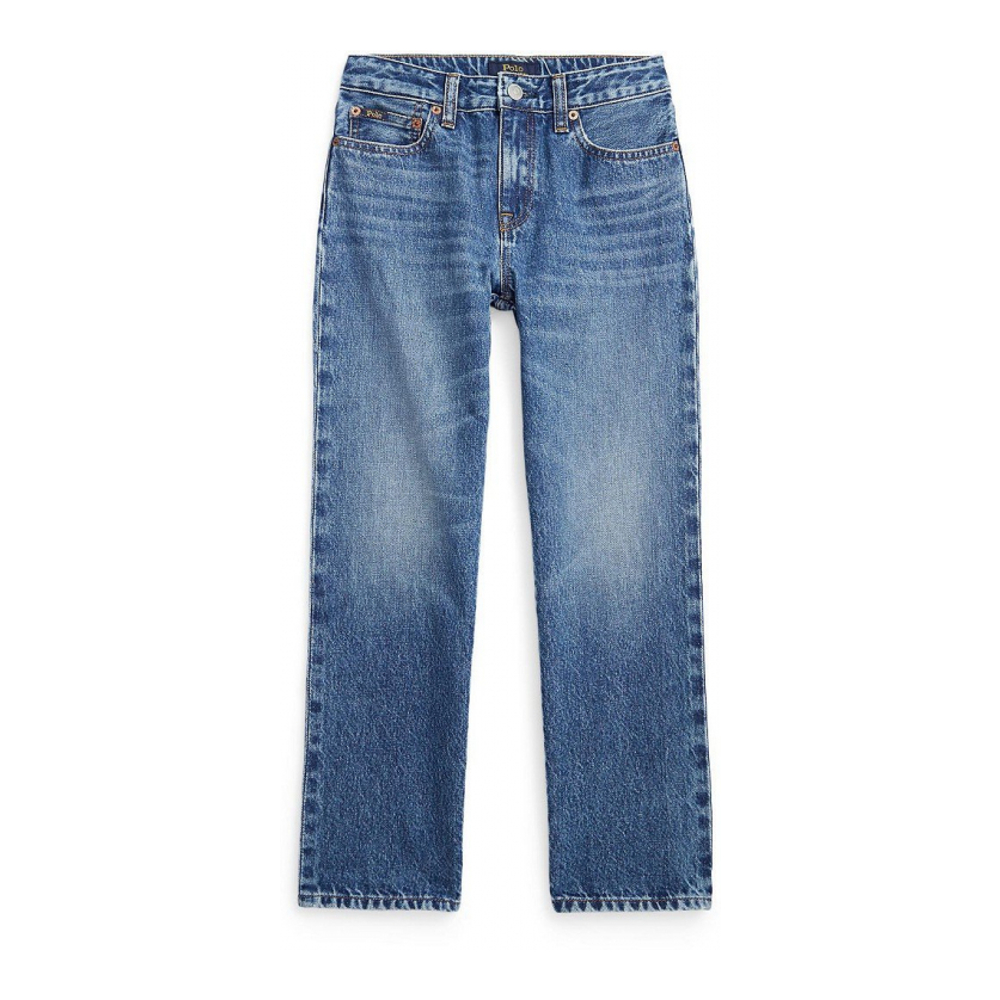 Big Girl's 'High-Rise Straight Fit Jeans'