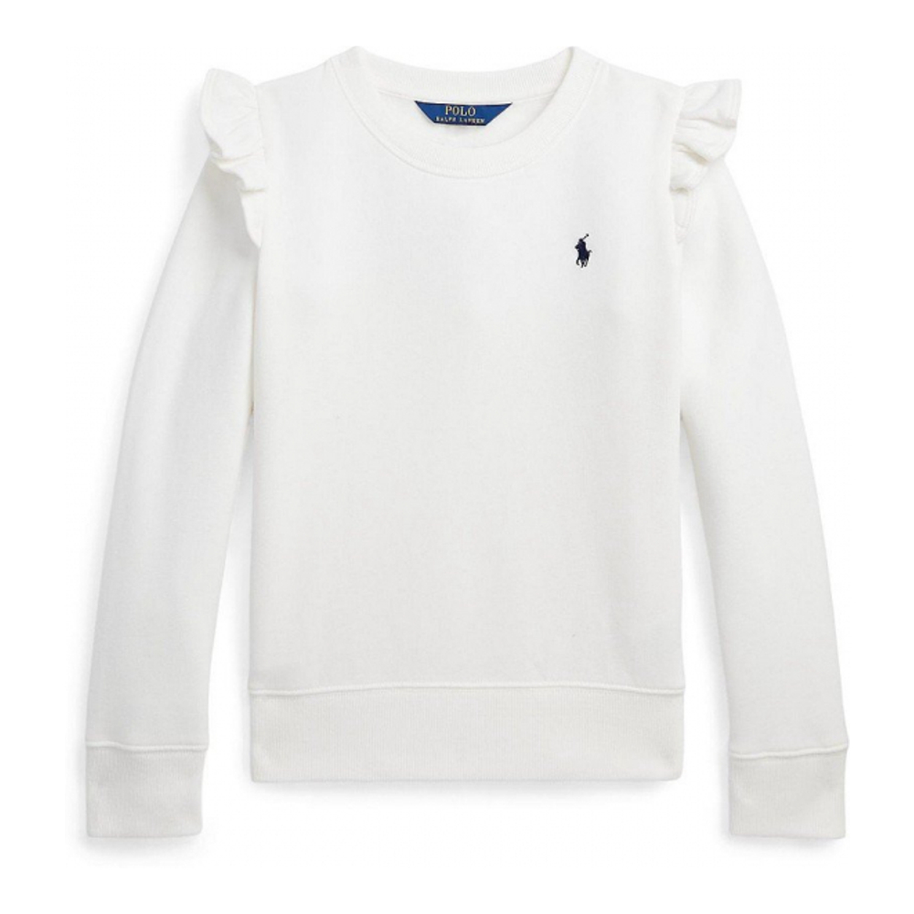 Big Girl's 'Polo Ralph Lauren Ruffled Fleece Sweatshirt'