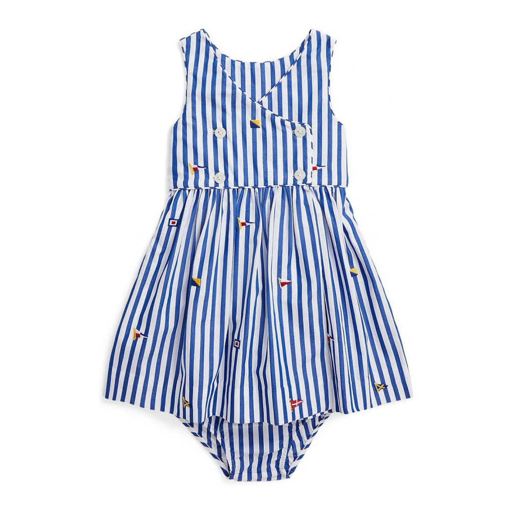 'Sailing Flag Cotton Dress Bloomer' pour Bébé