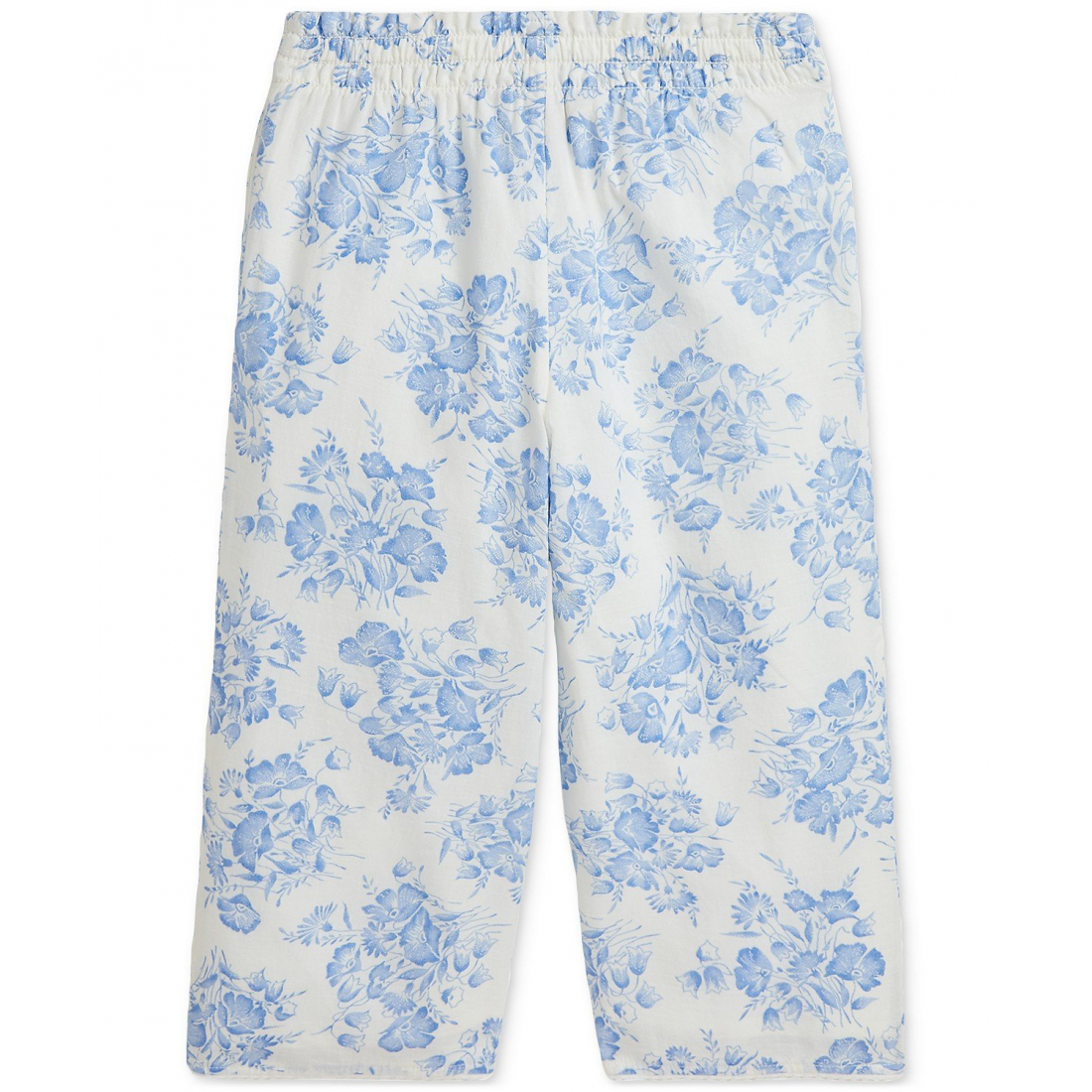 'Floral Slub Cotton Pull-On Pant' pour Grandes filles