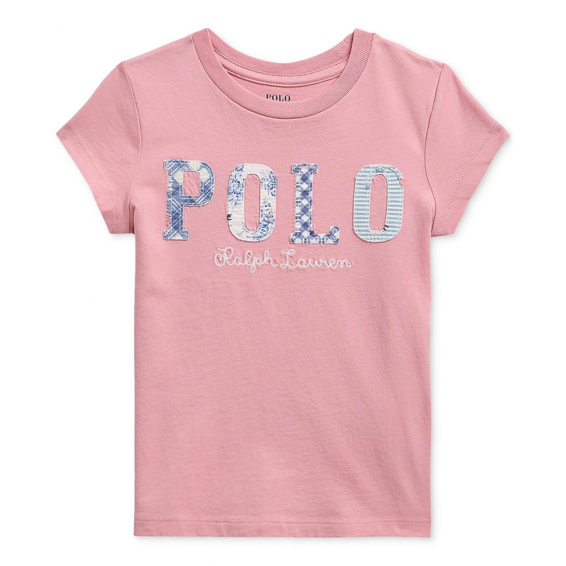 Toddler & Little Girl's 'Mixed-Logo Cotton T-Shirt'