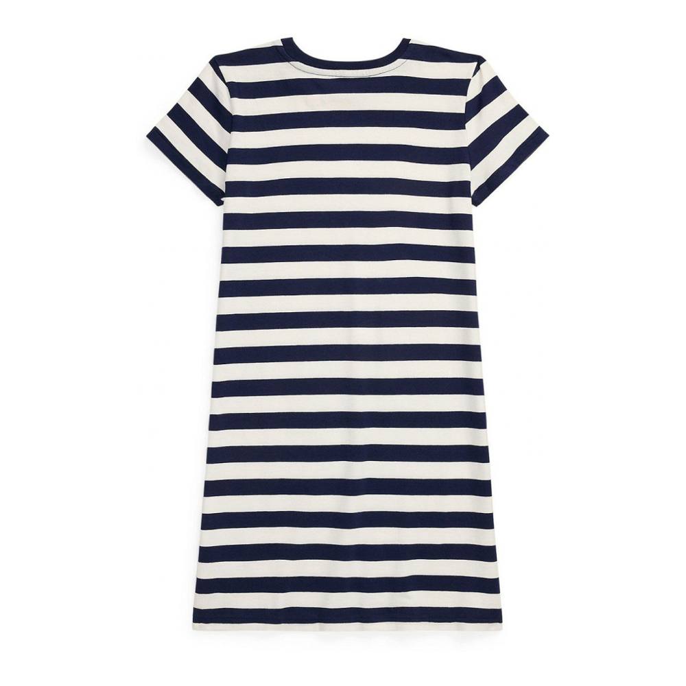 'Striped Cotton Jersey Tee Dress' pour Grandes filles