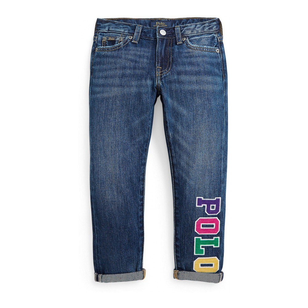 'Astor Slim Logo Jean' pour Bambins & petites filles