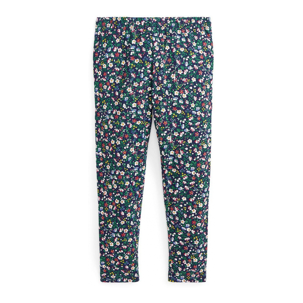 'Floral Stretch Jersey Legging' pour Bambins & petites filles