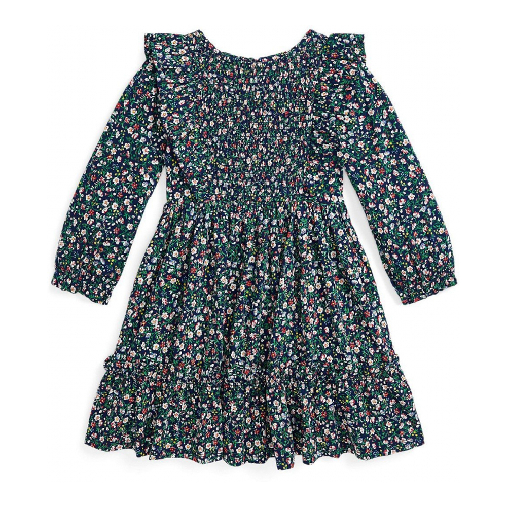 'Floral Smocked Cotton Jersey Dress' pour Bambins & petites filles