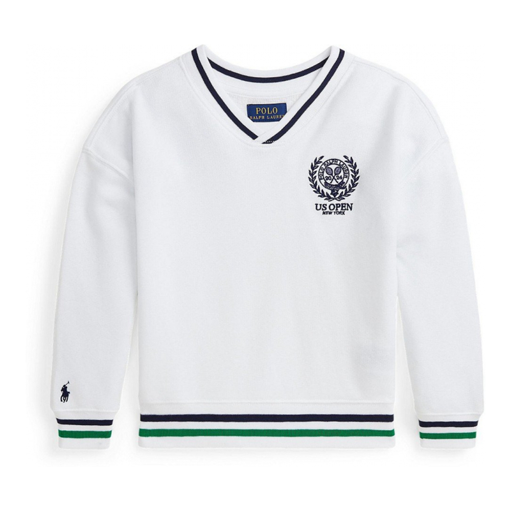 'US Open Crest Cotton Fleece Sweatshirt' pour Bambins & petites filles