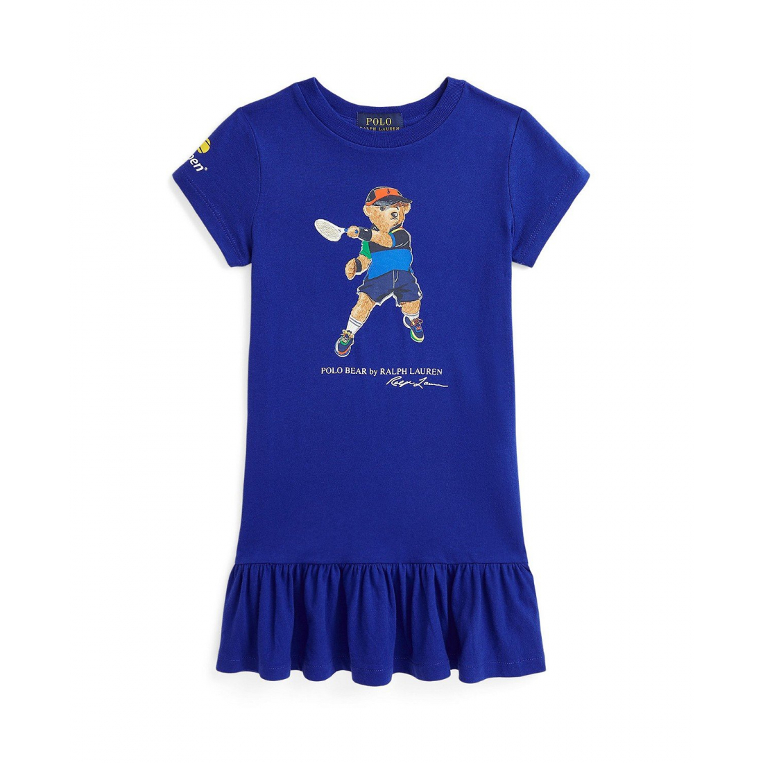 Big Girl's 'Us Open Polo Bear Cotton Tee Dress'