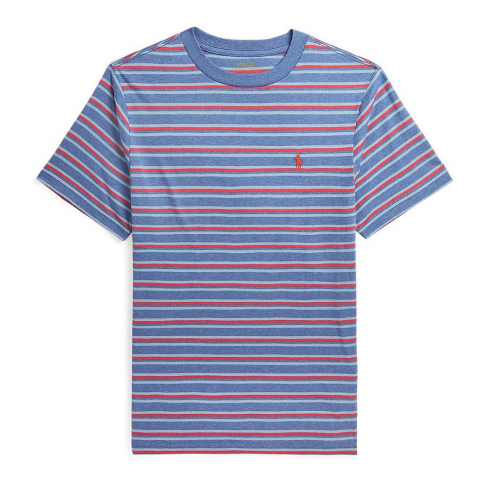 'Striped Cotton Jersey Tee' pour Grands garçons