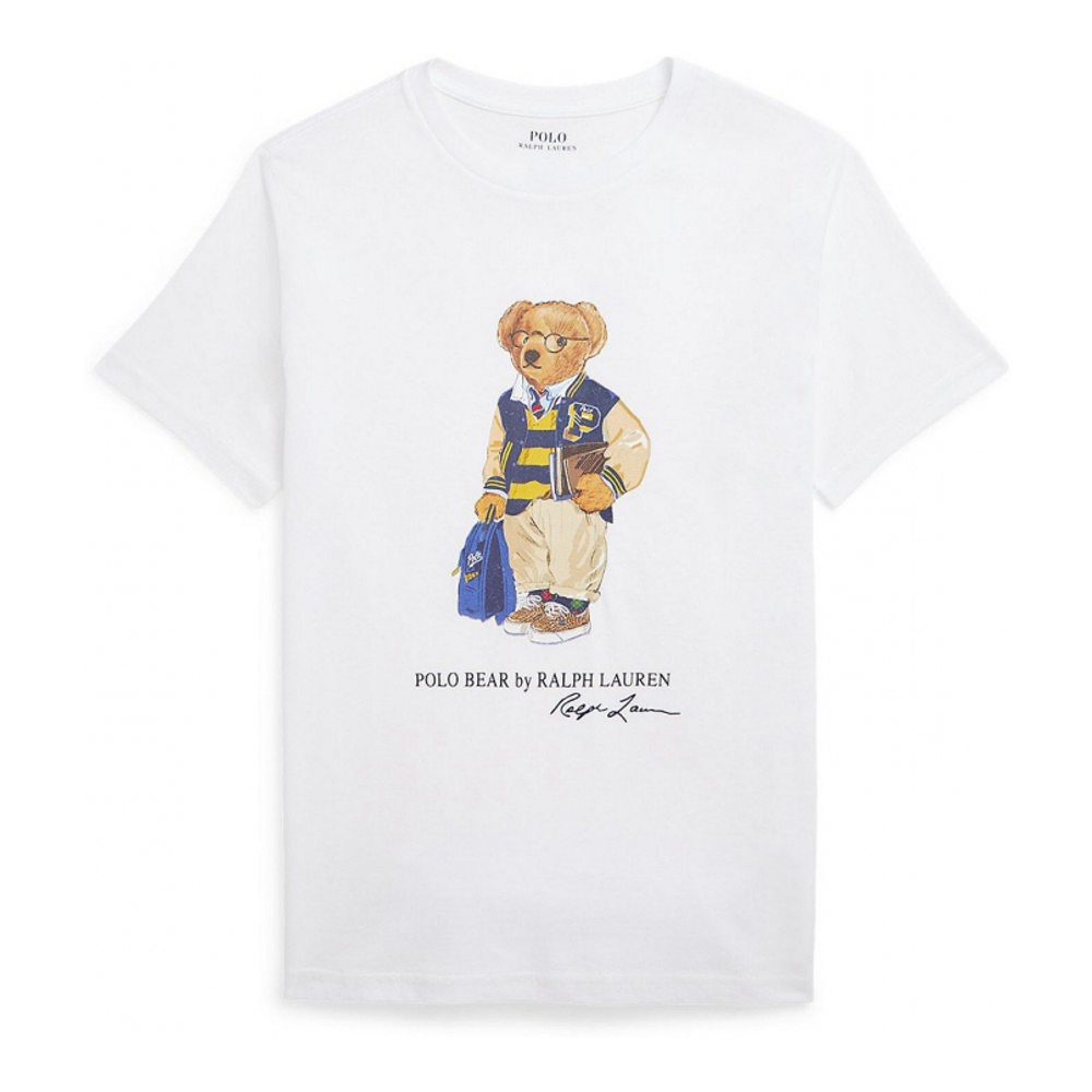 'Polo Bear Cotton Jersey Tee' pour Grands garçons