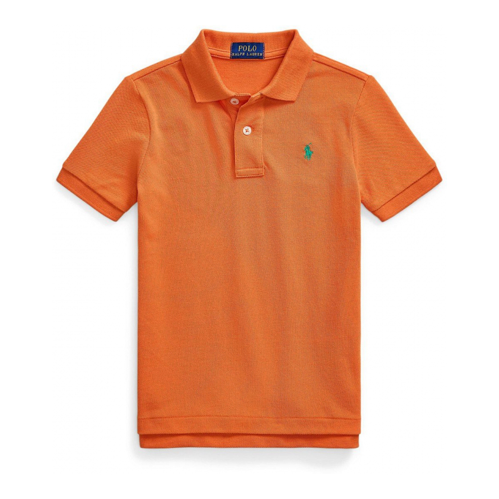 'Cotton Mesh Polo Shirt' pour Enfant et petit garçon