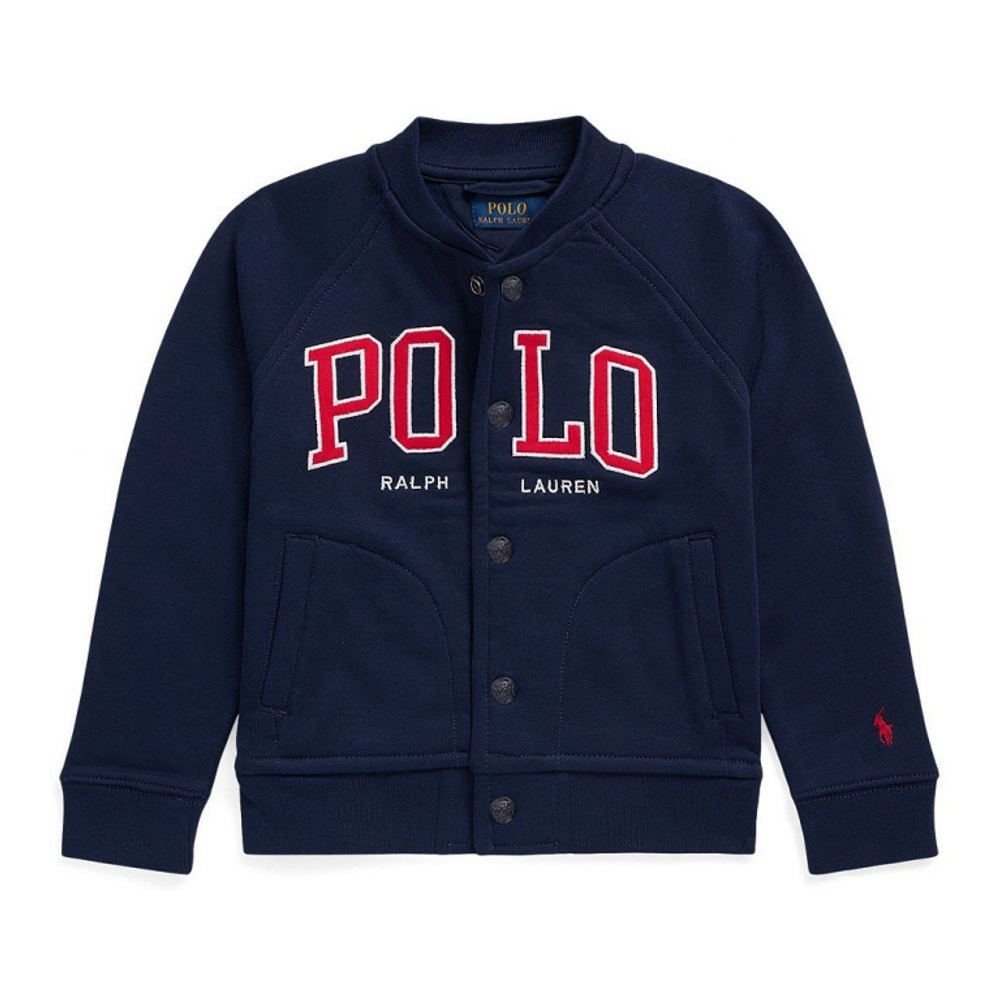 'Logo Fleece Baseball Jacket' pour Enfant et petit garçon