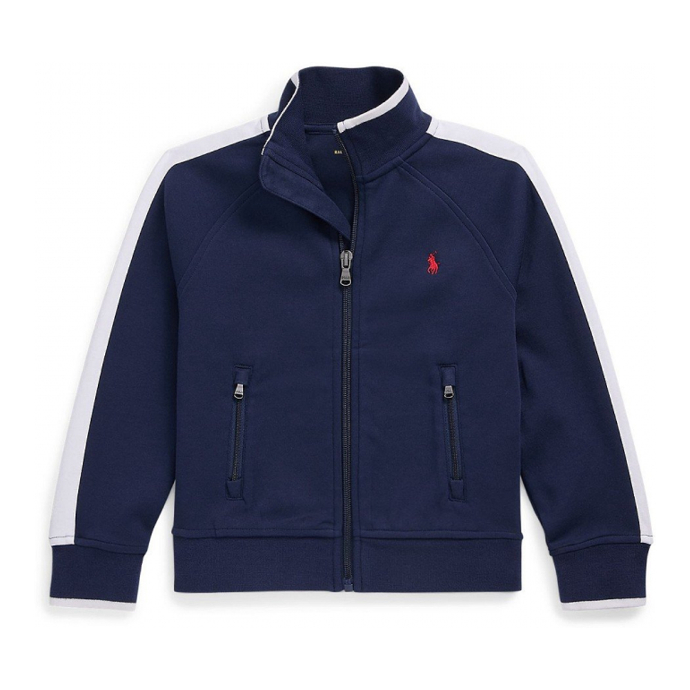 'Striped Double-Knit Track Jacket' pour Enfant et petit garçon