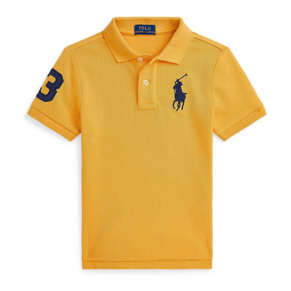 Toddler & Little Boy's 'The Iconic Mesh Polo Shirt'