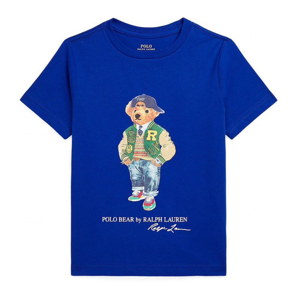 'Polo Bear Cotton Jersey Tee' pour Enfant et petit garçon