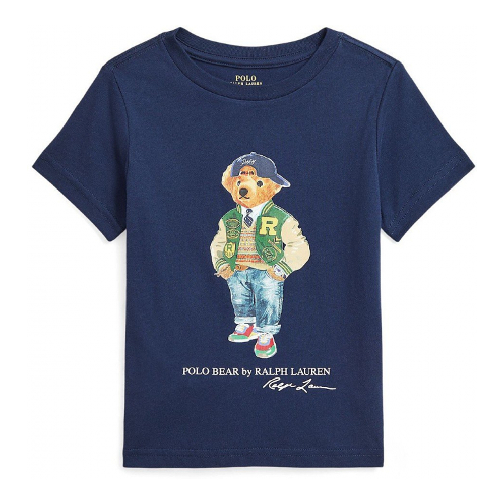 'Polo Bear Cotton Jersey Tee' pour Enfant et petit garçon