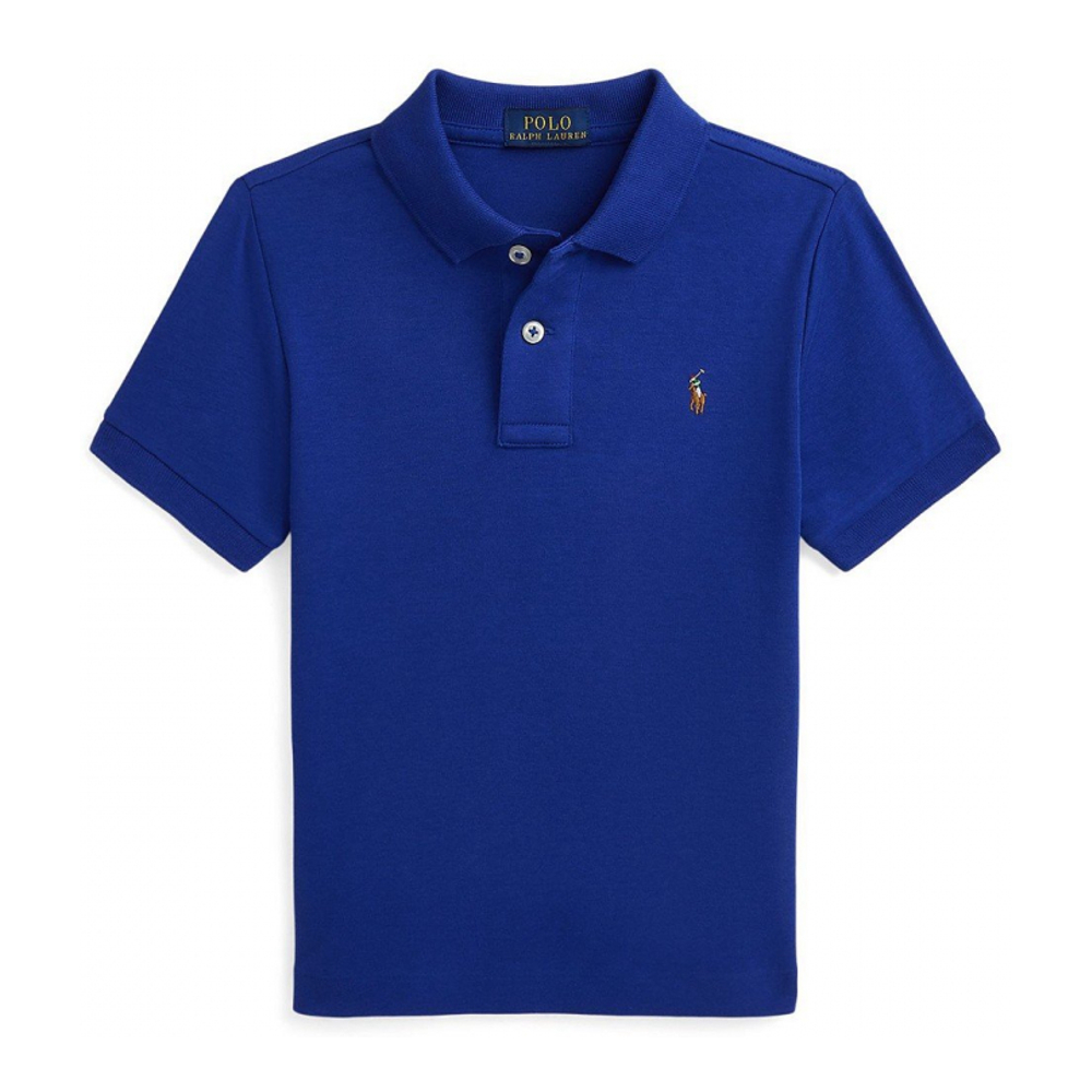 'Soft Cotton Polo Shirt' pour Enfant et petit garçon