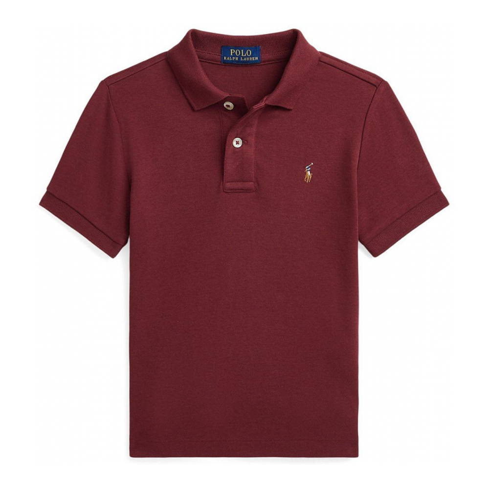 'Soft Cotton Polo Shirt' pour Enfant et petit garçon