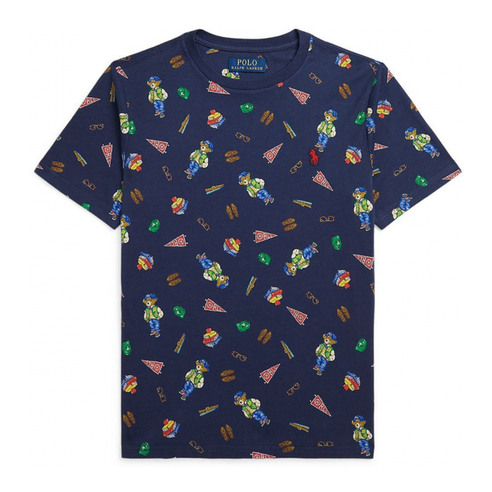 'Polo Bear Cotton Jersey Tee' pour Enfant et petit garçon