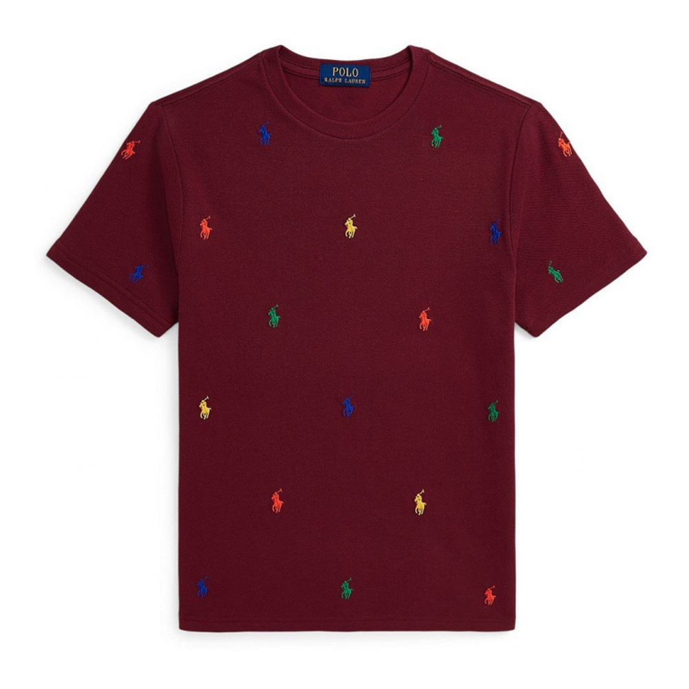 Big Boy's 'Polo Pony Cotton Mesh Tee'