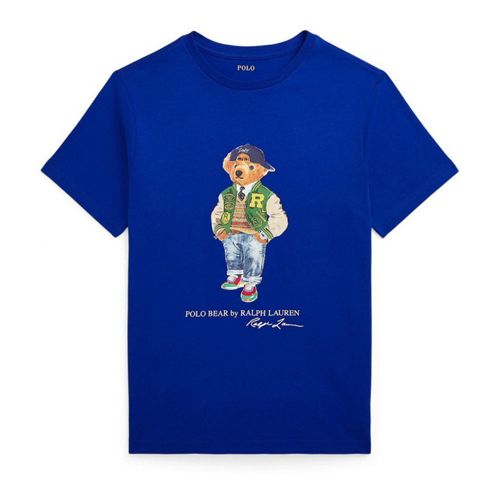 'Polo Bear Cotton Jersey Tee' pour Grands garçons