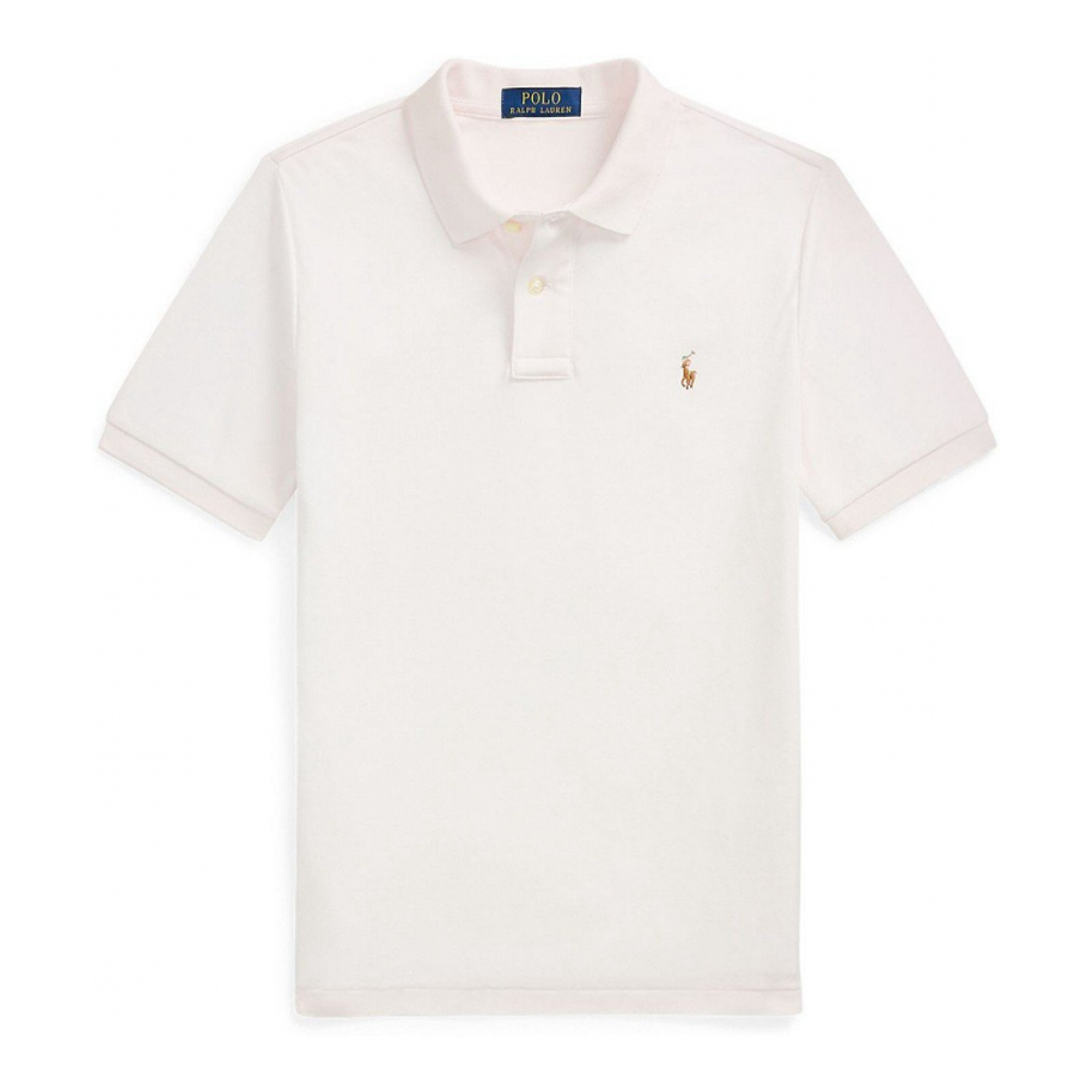 'Soft Cotton Polo Shirt' pour Grands garçons