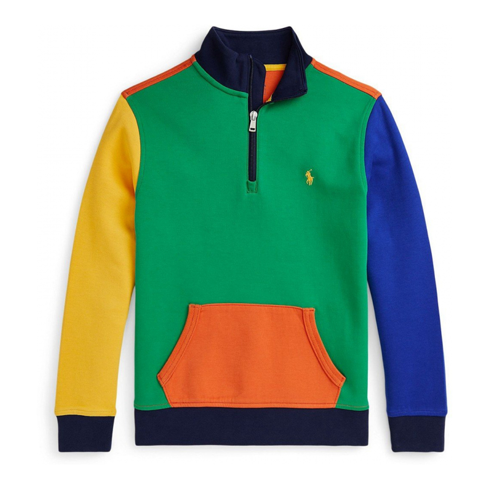 'Color-Blocked Double-Knit Sweatshirt' pour Grands garçons