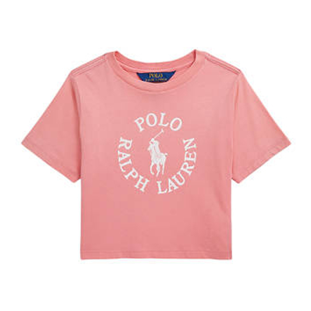 Little Girl's 'Big Pony Logo Cotton Jersey T-Shirt'