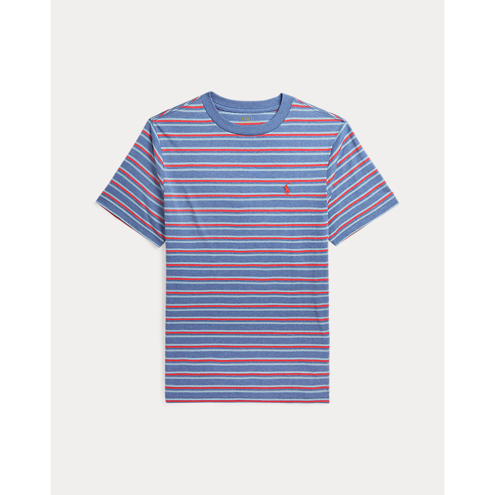 'Striped Cotton Jersey Tee' pour Grands garçons