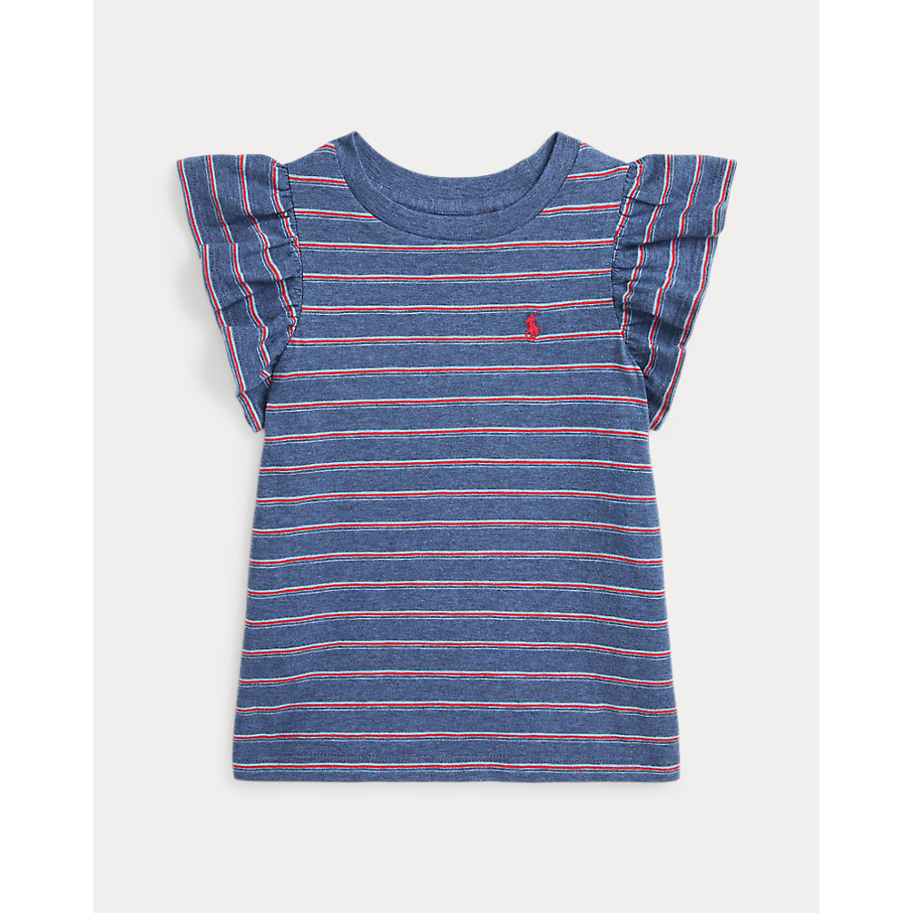 'Striped Slub Jersey Tee' pour Petites filles