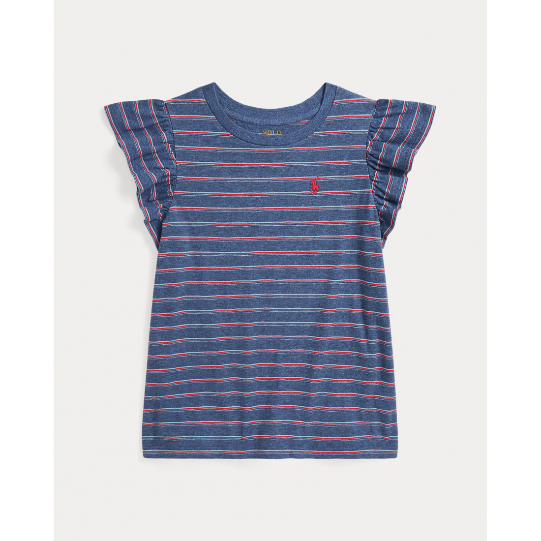 Big Girl's 'Striped Slub Jersey Tee'