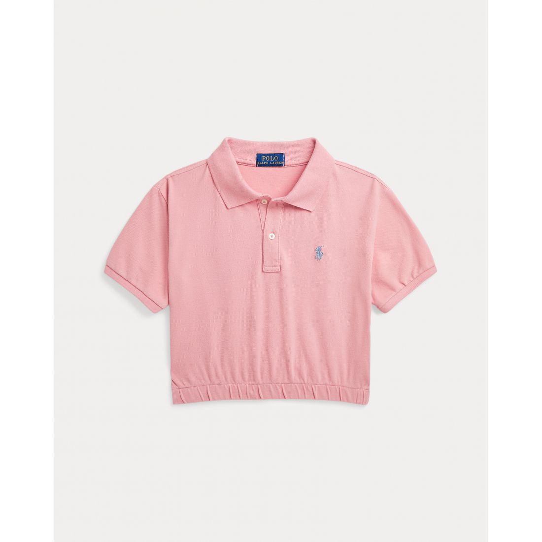 'Stretch Mesh Boxy Polo Shirt' pour Grandes filles