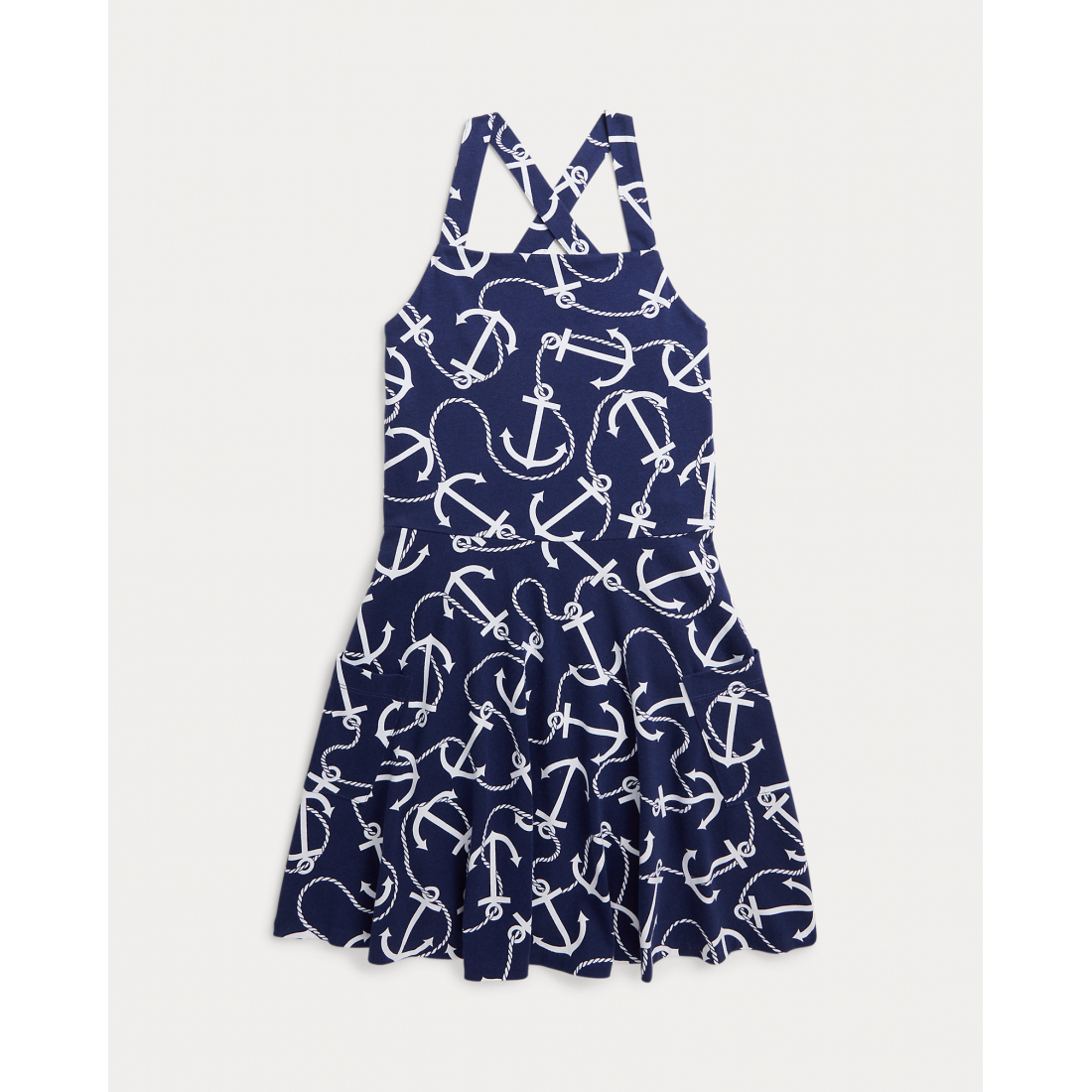 'Anchor-Print Cotton Jersey Dress' pour Grandes filles