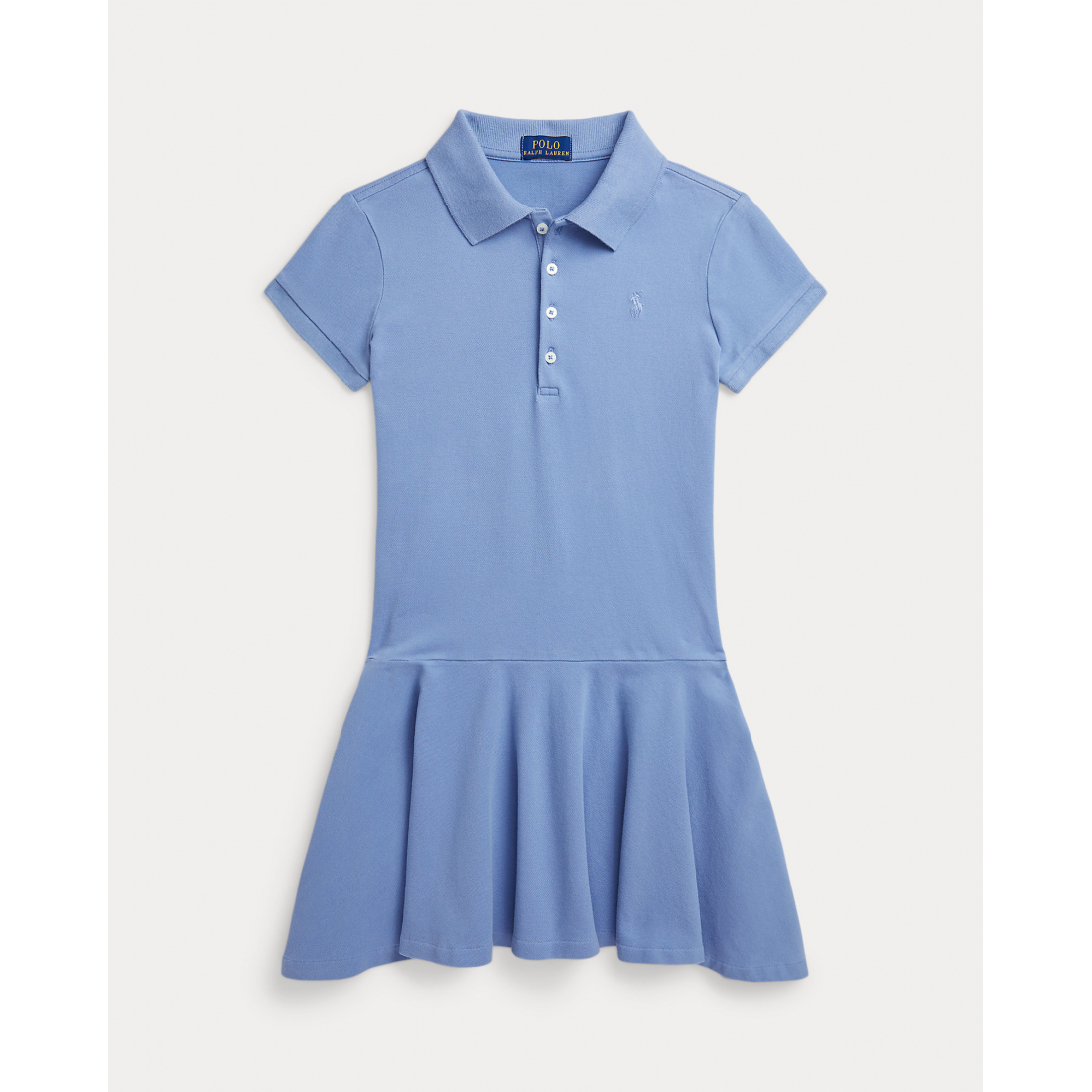 Big Girl's 'Stretch Mesh Polo Dress'