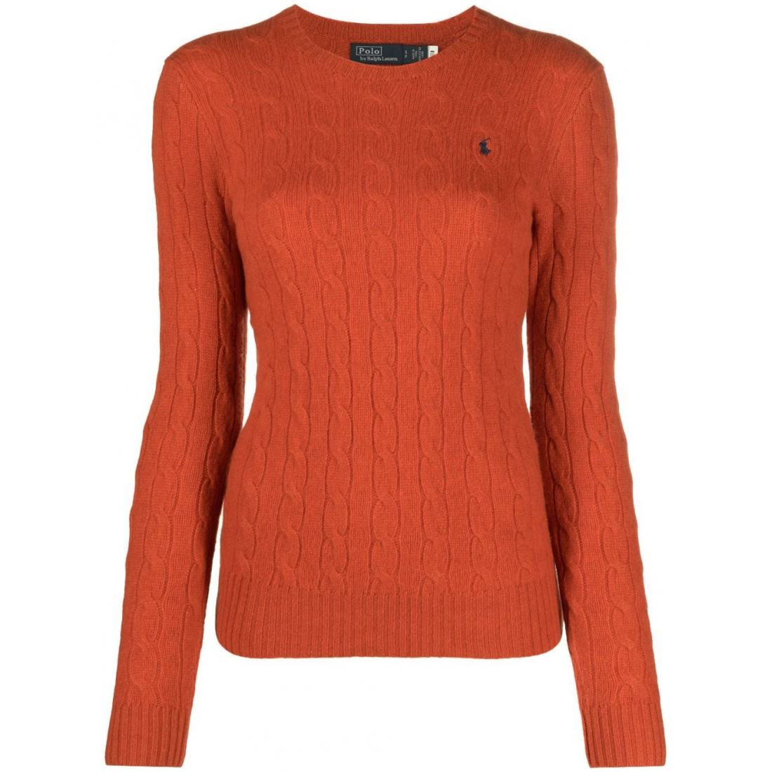 'Polo Pony Cable-Knit' Pullover für Damen