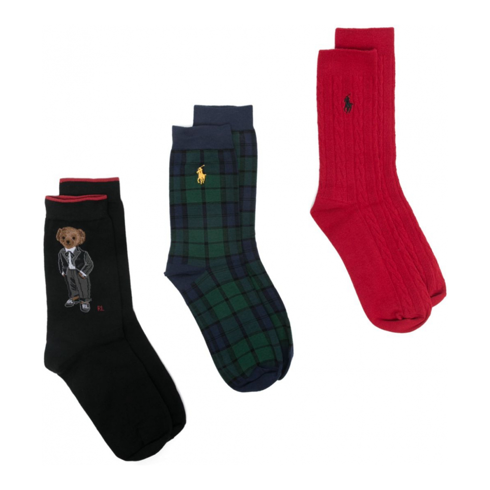 Women's 'Polo Pony' Socks - 3 Pieces