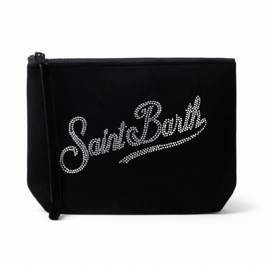 Women's 'Aline With Rhinestones Logo' Pouch