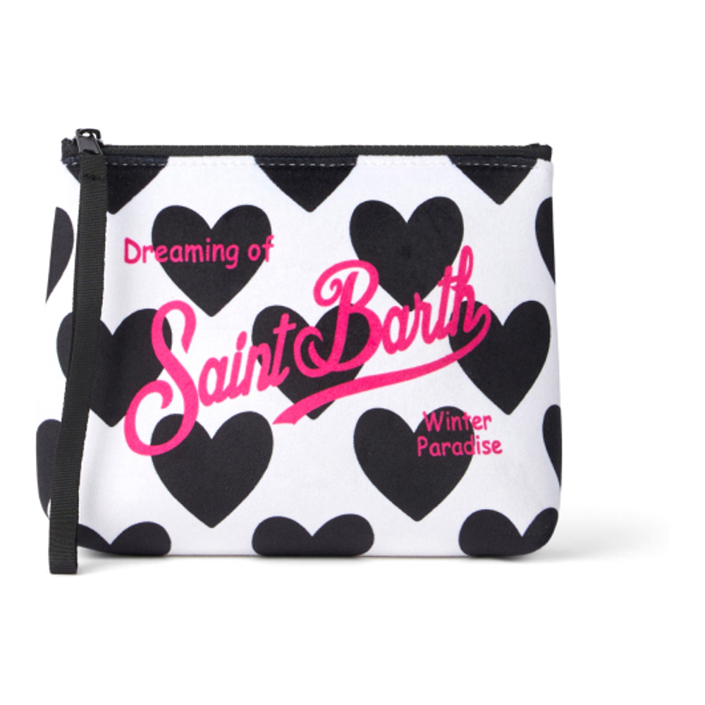 Women's 'Aline With Hearts Print' Pouch