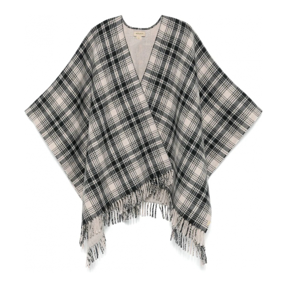 Women's 'Plaid-Check' Cape