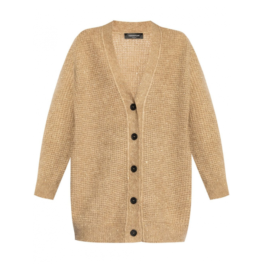 Cardigan 'Sequin-Detail Waffle' pour Femmes