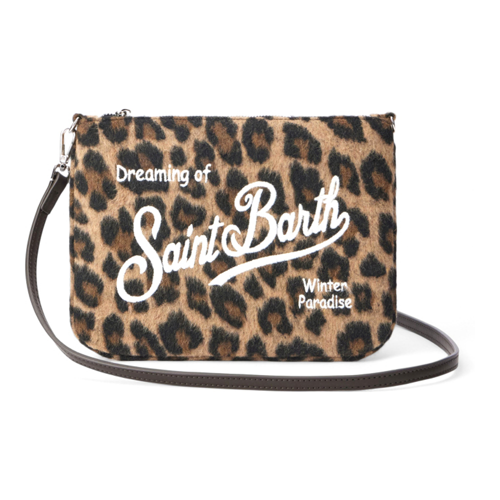 Women's 'Leopard Parisienne With Chain' Pouch