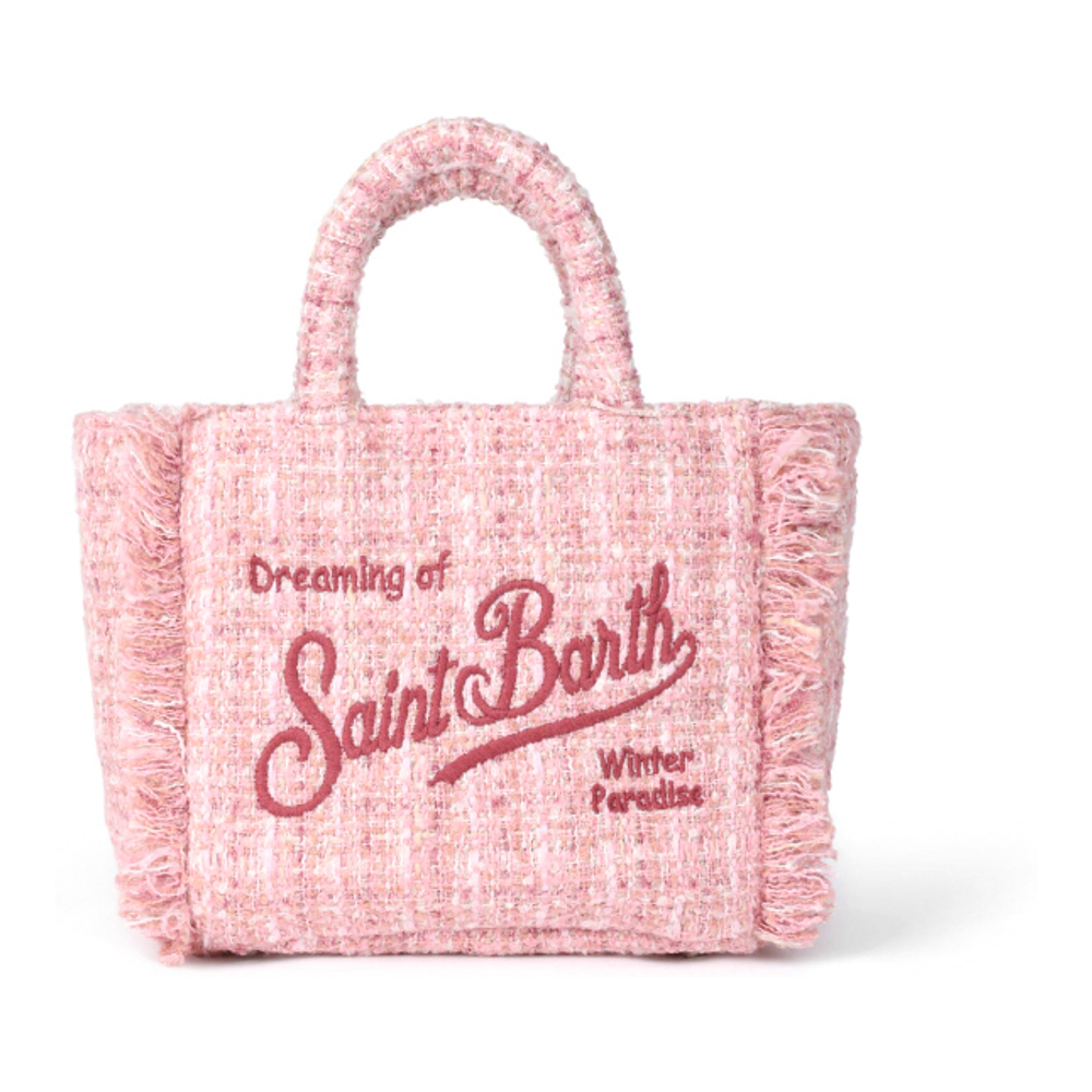 Sac à main 'Mini Vanity With Pink Tweed Pattern' pour Femmes