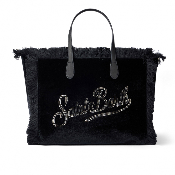 Sac à main 'Mini Vanity With Saint Barth Rhinestones Logo' pour Femmes