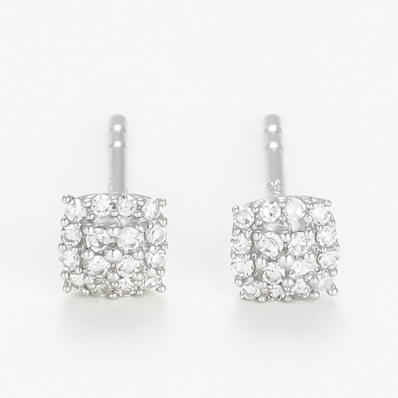 Women's 'Puces Carreaux' Earrings