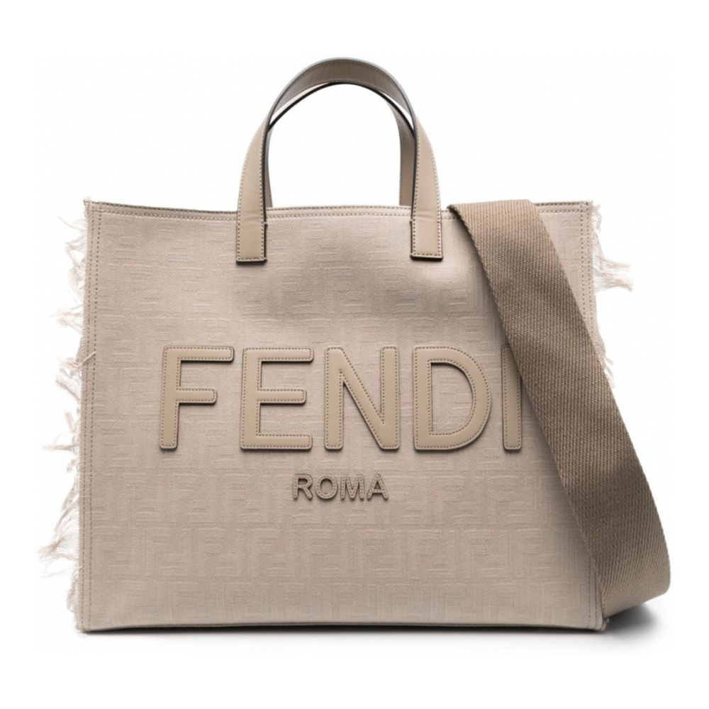 Sac Cabas 'Large Ff Jacquard Fringed' pour Femmes