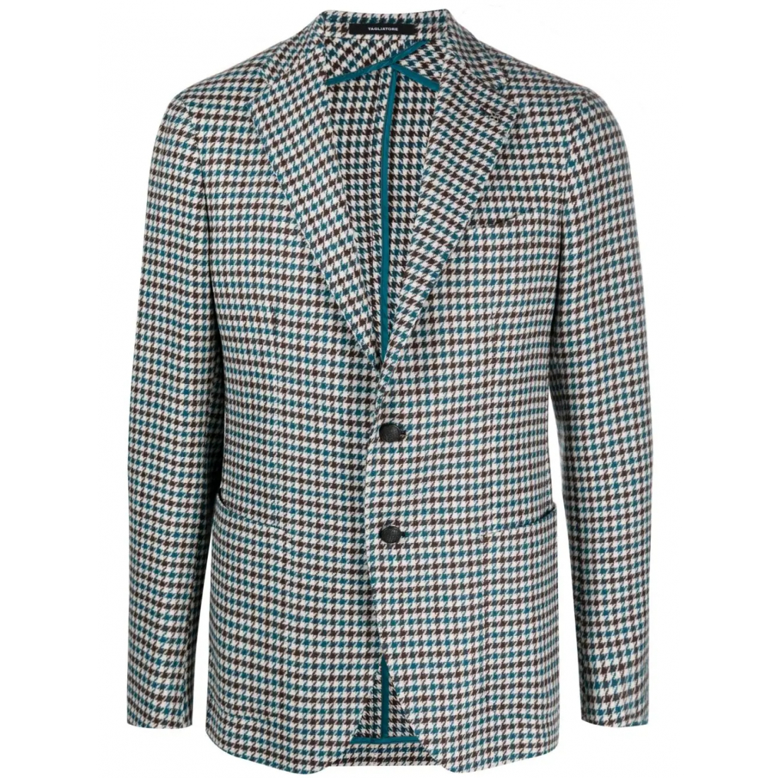 Blazer 'Checked Single-Breasted' pour Hommes