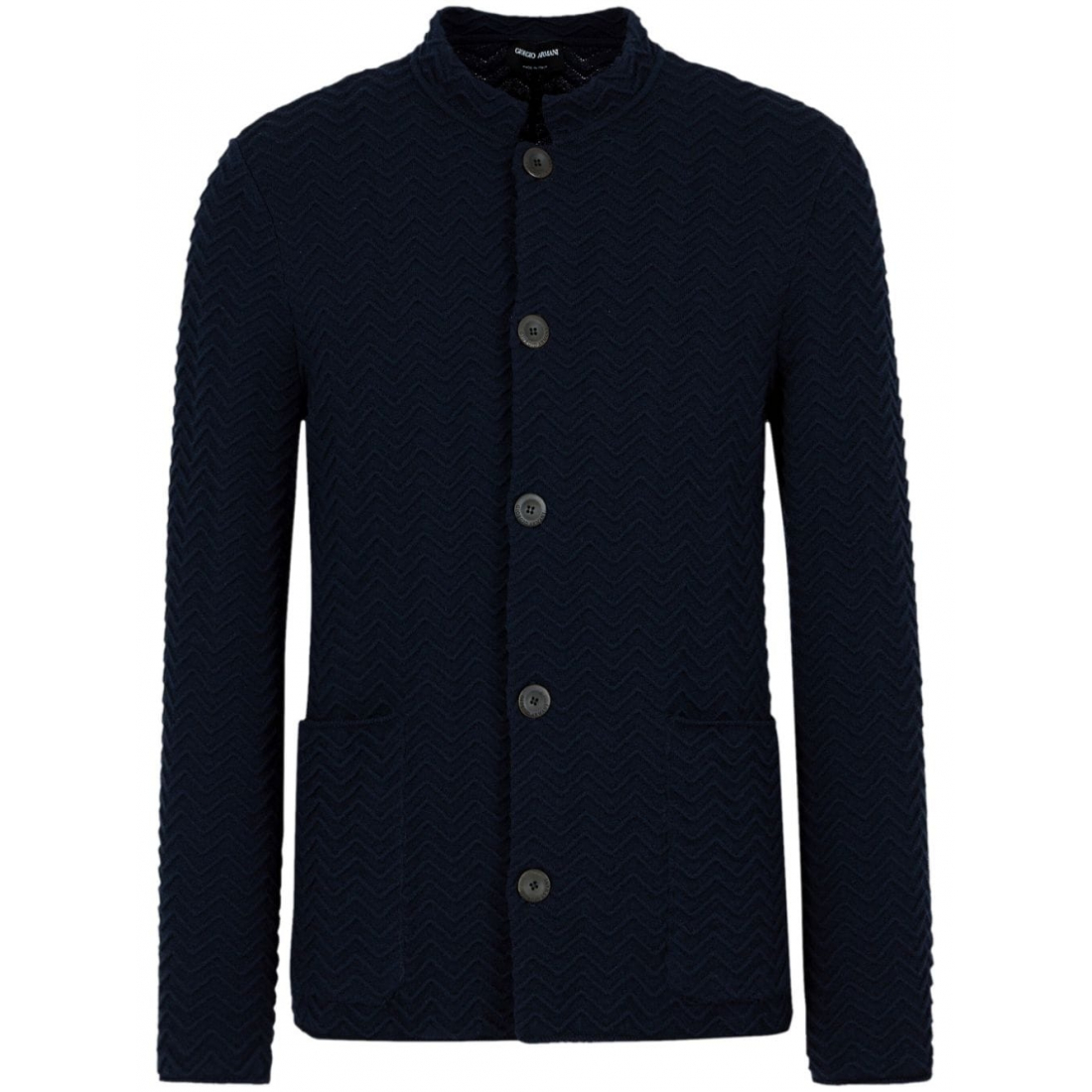 Cardigan 'Zigzag-Embroidery Buttoned' pour Hommes